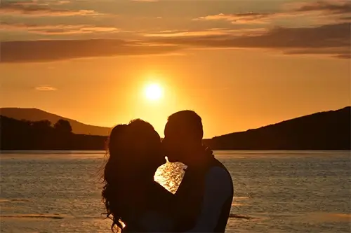 Contemplação do nascer ou pôr do sol